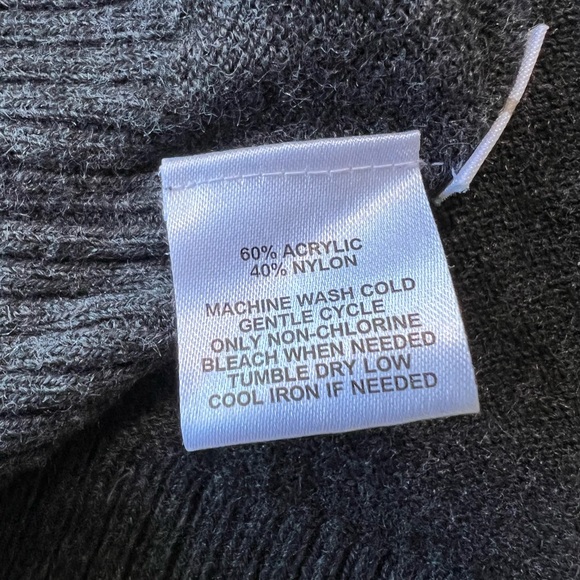 An Taylor LOFT Dark Gray Turtleneck Sweater - Picture 3 of 3